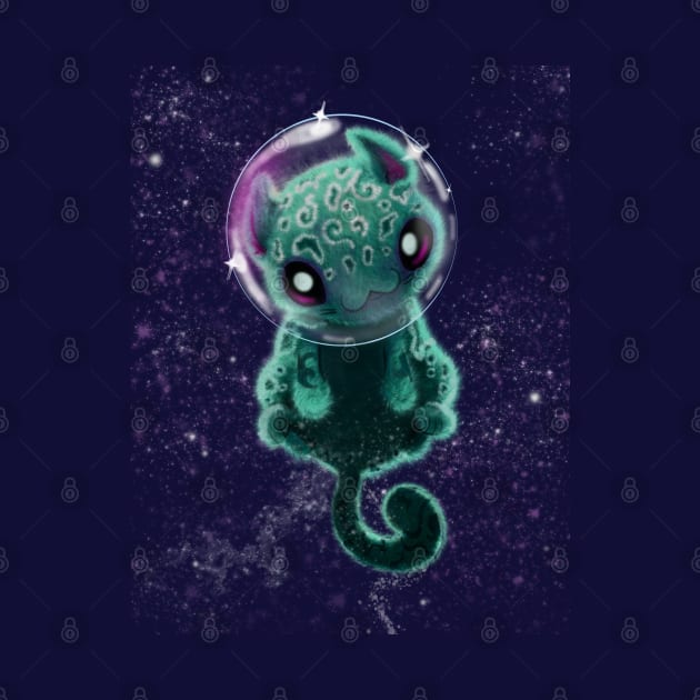 Spotted Space Kitten by Sarah Butler