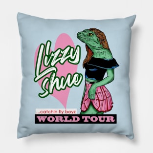 Lizzy Shue World Tour Concert T-Shirt Pillow