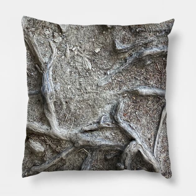 Tree Roots Nature Forest Wood Pillow by BurunduXX-Factory