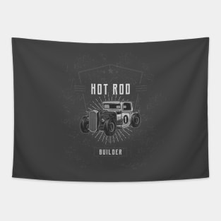 Hot Rod Builder Tapestry