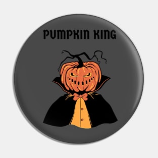 Halloween Pumpkin King Apparel Pin