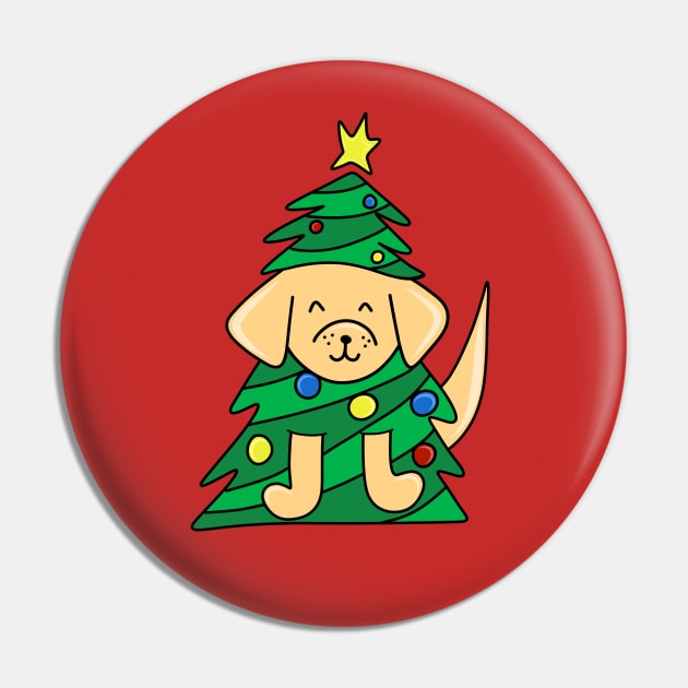 Cute Dog in a Christmas Tree with Ornaments, made by EndlessEmporium Pin by EndlessEmporium