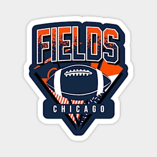 Fields Chicago Football Retro Magnet