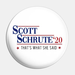 “Scott & Schrute” Pin