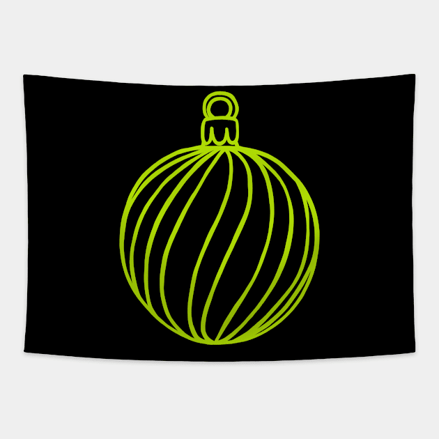 Simply Christmas Collection - Bauble - Alternative Xmas Colours Tapestry by LAEC