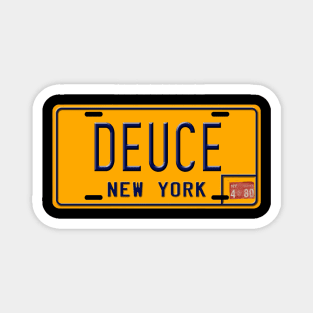 Deuce License Plate Magnet