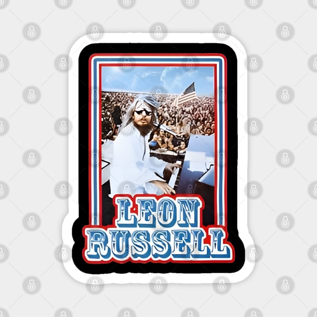 Leon russell//Retro for fans Magnet by DetikWaktu