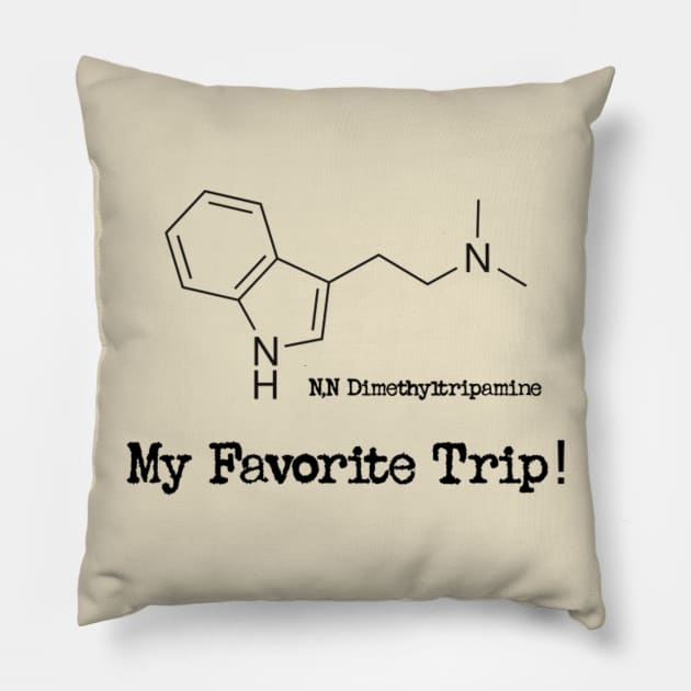 DMT T-shirt Pillow by jorgemonteon1