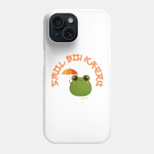 Kawaii Frog Cute Smol Boi Kaeru Frog with Umbrella Phone Case