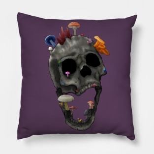 Poisonous Mushrooms Pillow