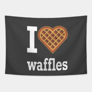 I heart waffles Tapestry