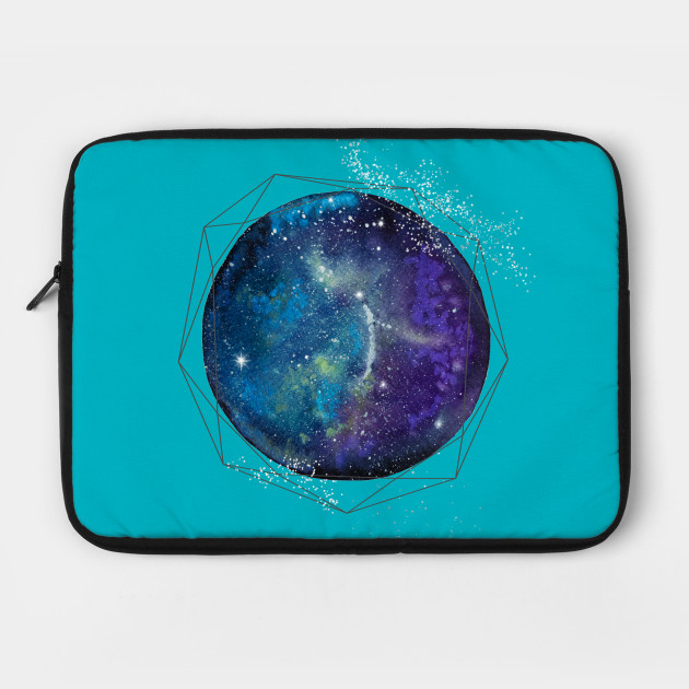 Blue Galaxy Space Laptop Case Teepublic