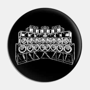 Soundsystem Kickbass Pin