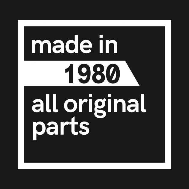 Made in 1980 all original parts by hoopoe