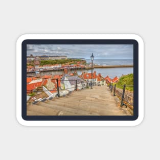 199 Steps From Whitby Abbey Magnet