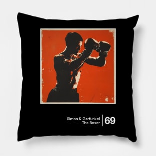 The Boxer - Minimalist Artwork Design Pillow