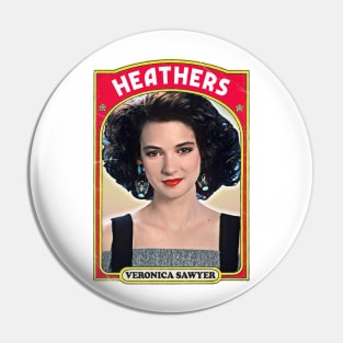 Heathers // Retro 80s Aesthetic Fan Art Pin