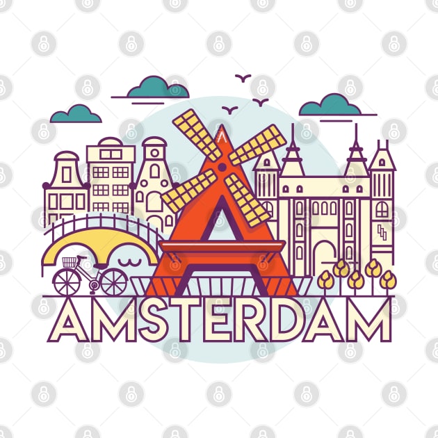 Amsterdam City by bybeck