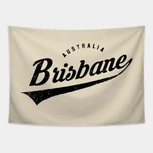 brisbane city vintage sport inspired Tapestry