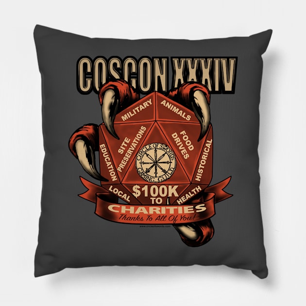 COSCON XXXIV Pillow by Infinite Images