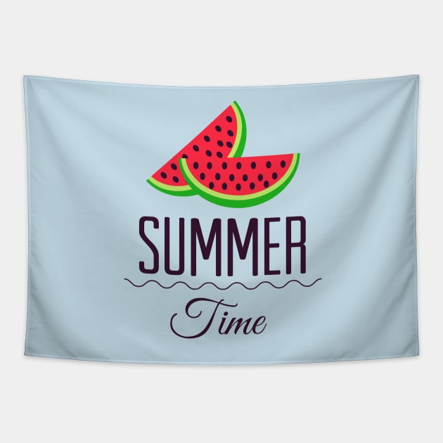 Watermelon, Summer Time Tapestry by MinnieWilks