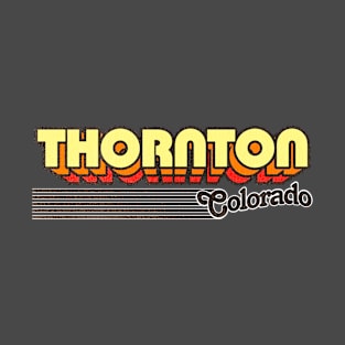 Thornton, Colorado | Retro Stripes T-Shirt