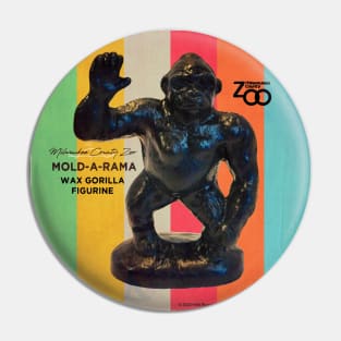 Mold-O-rama Wax Gorilla • Milwaukee County Zoo Pin