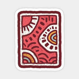 Abstract Water Dance | Rhythmic River Flow Magnet