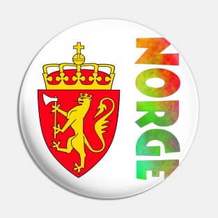 Norway (Norge in Norwegian) Coat of Arms Design Pin