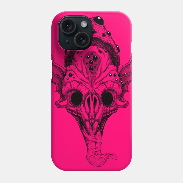 Goblin Skull Phone Case by Danderfull