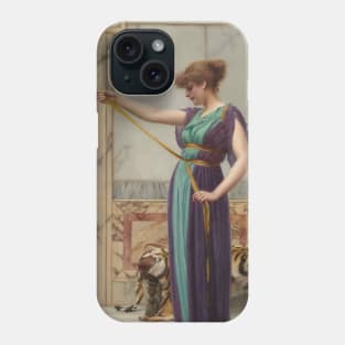 A Pompeian Lady by John William Godward Phone Case