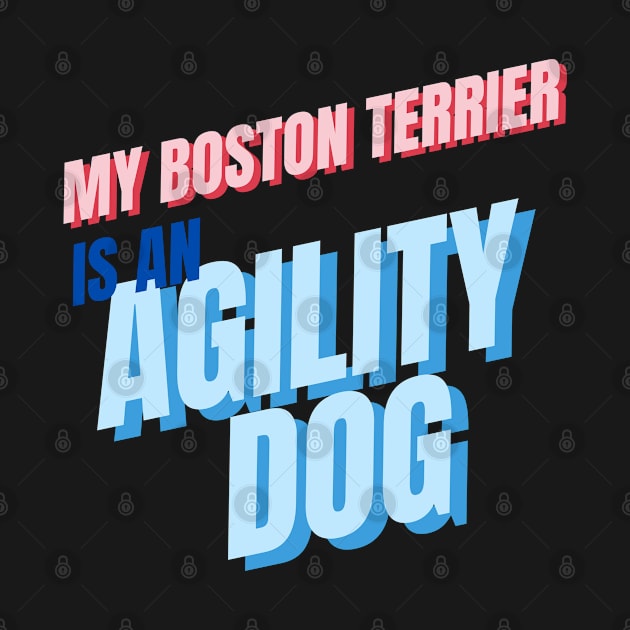 My Boston Terrier is an agility dog by pascaleagility