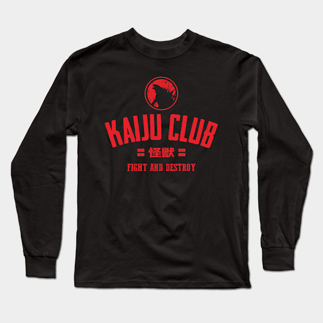 kaiju club - Godzilla King Of The Monsters - Long Sleeve T-Shirt | TeePublic