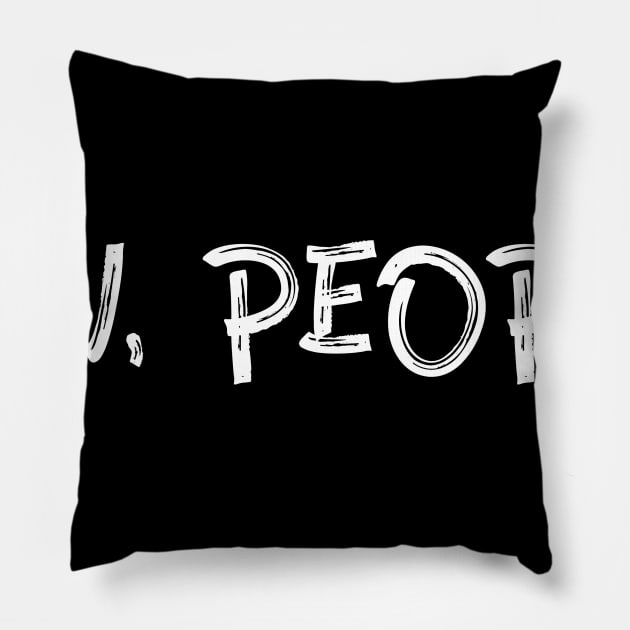 Ew People Pillow by Lasso Print