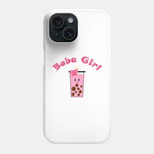 Boba Girl in Pink Phone Case