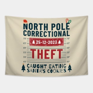 North Pole Correctional Funny Tapestry