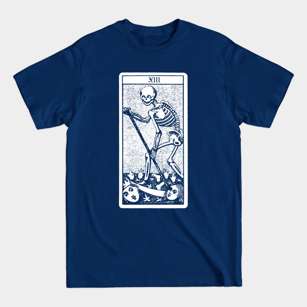 Disover Death Tarot Card T Shirt - Death Tarot Card - T-Shirt