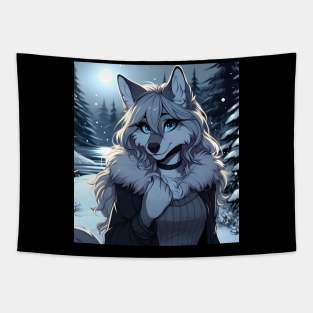 Atomic wolf 🐺 Tapestry