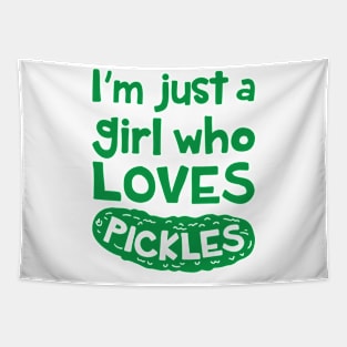Pickle Shirt - I Just Freaking Love Pickles Ok Tapestry