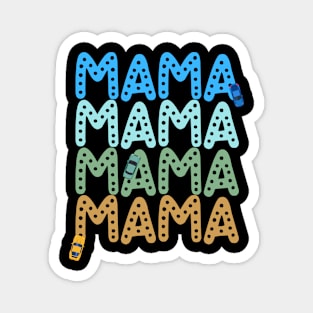 Funny Mama Mother of Boys Magnet