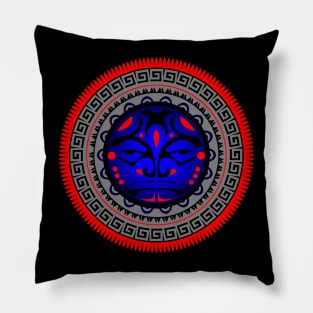 POLYNESIAN MASK 11 Pillow