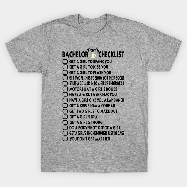 bachelor t shirts funny