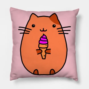 cat icecream Pillow