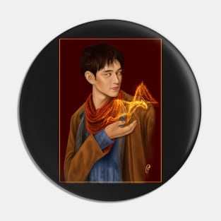 Shao Fei as Merlin painting Pin