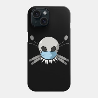 Dentists crew Jolly Roger pirate flag (no caption) Phone Case