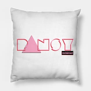 Pansy Reclaimed - Pink Triangle Pillow