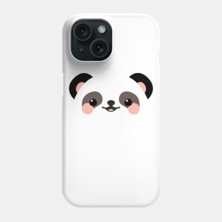 Cute panda face Phone Case