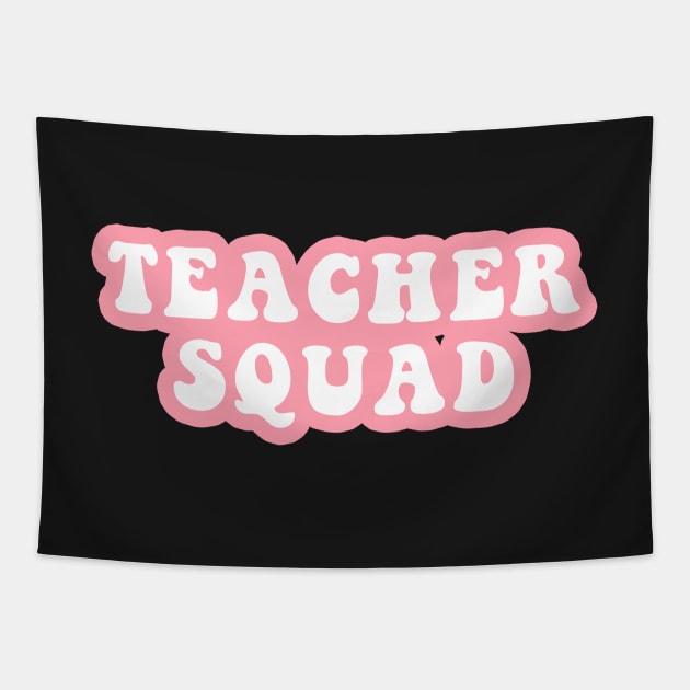 Teacher Squad Tapestry by CityNoir