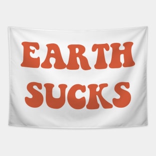 Earth Sucks Tapestry