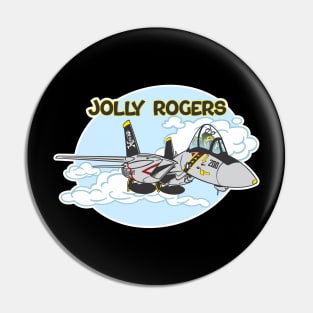 Tomcat Cartoon VF-84/103 Jolly Rogers Pin